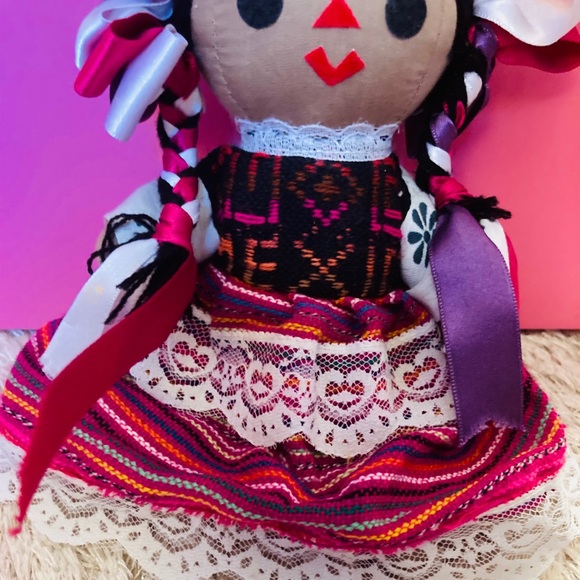 Vintage Handmade Doll from Mexico - Picture 5 of 5